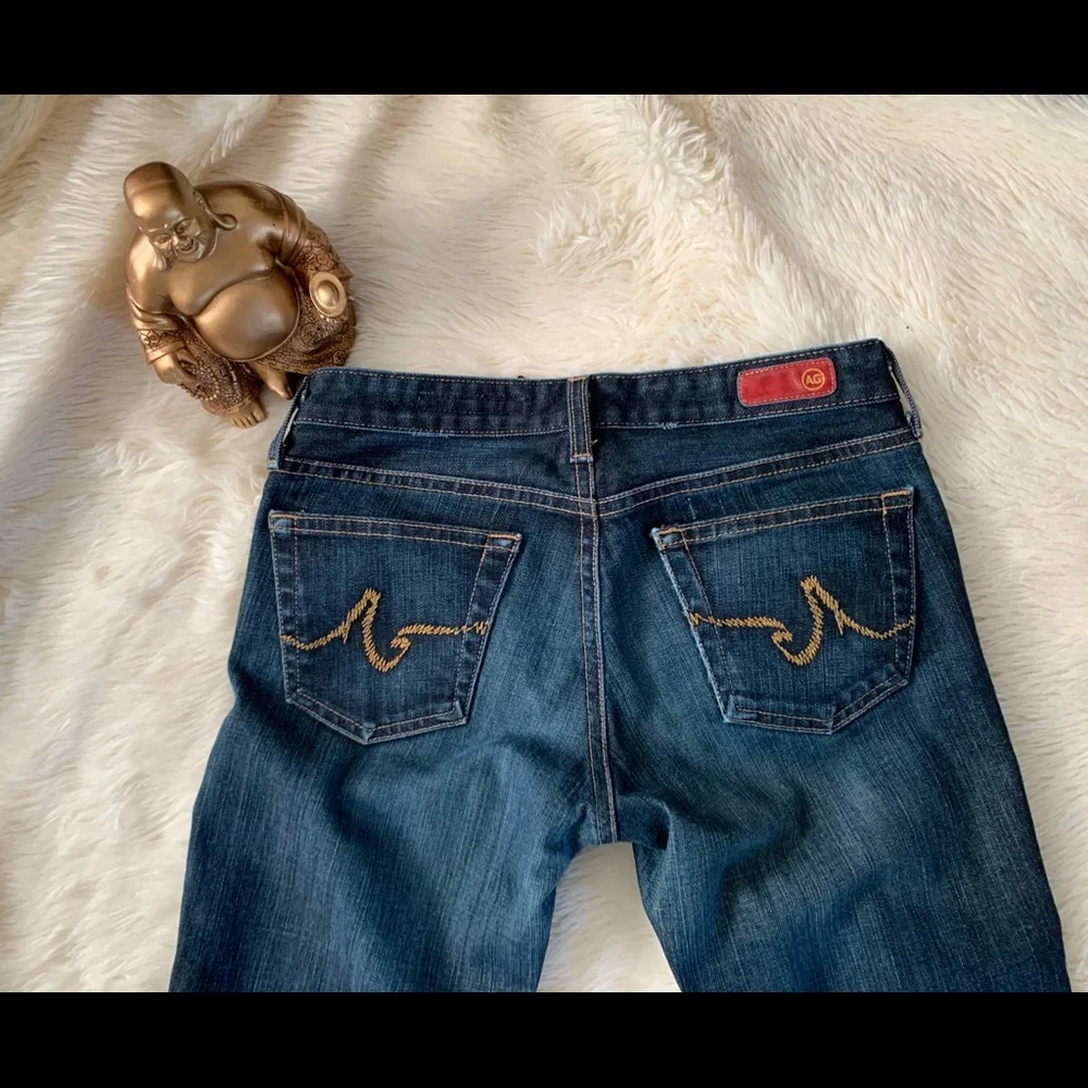 Adriano Goldschmied “The Club” Bootcut Dark Wash Jeans Size 27~EUC~AG logo - Picture 7 of 11